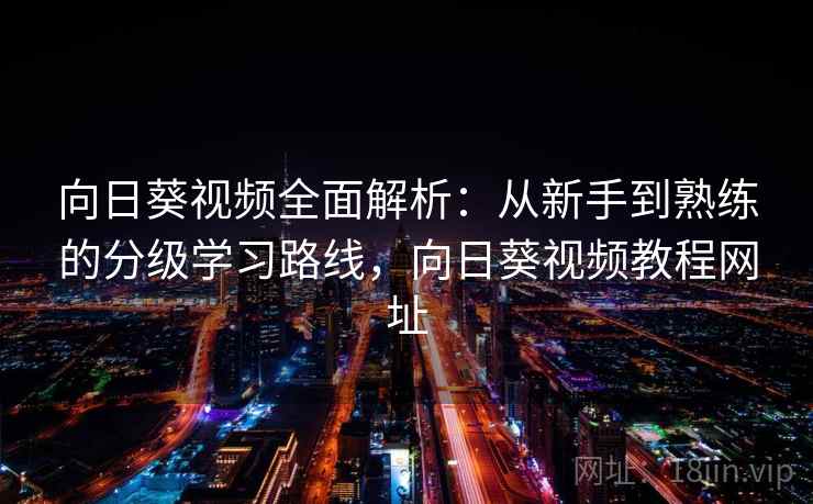 向日葵视频全面解析：从新手到熟练的分级学习路线，向日葵视频教程网址