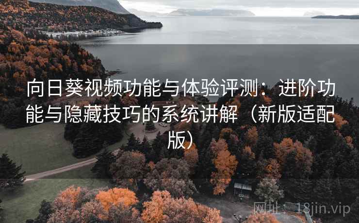 向日葵视频功能与体验评测：进阶功能与隐藏技巧的系统讲解（新版适配版）