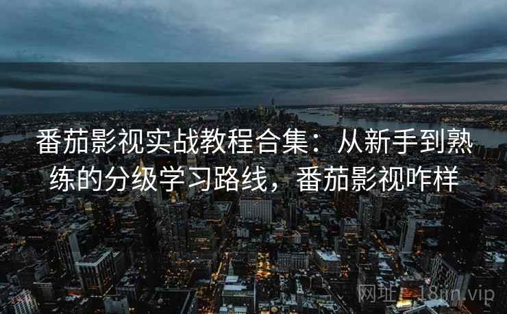 番茄影视实战教程合集：从新手到熟练的分级学习路线，番茄影视咋样