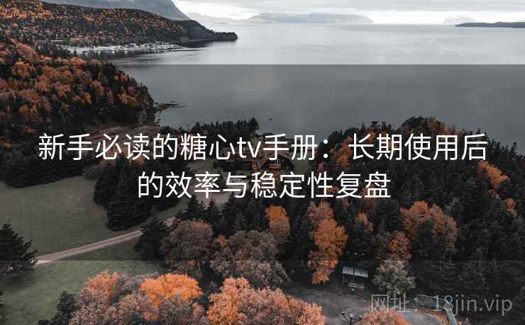 新手必读的糖心tv手册:长期使用后的效率与稳定性复盘 新手必读的糖心tv手册:长期使用后的效率与稳定性复盘