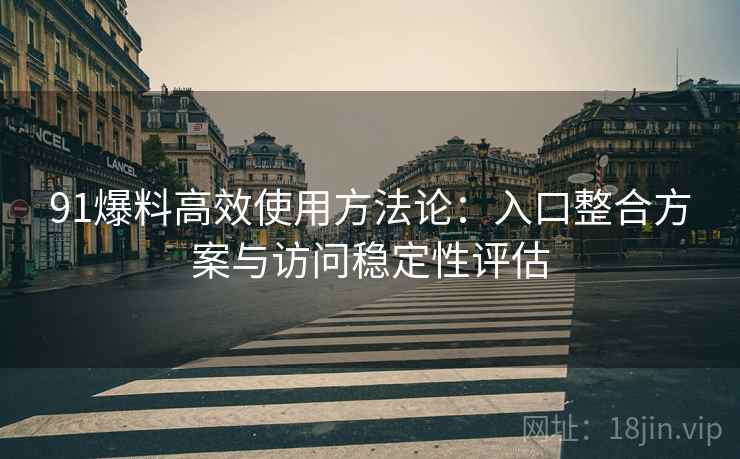 91爆料高效使用方法论:入口整合方案与访问稳定性评估 91爆料高效使用方法论:入口整合方案与访问稳定性评估