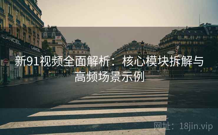 新91视频全面解析：核心模块拆解与高频场景示例