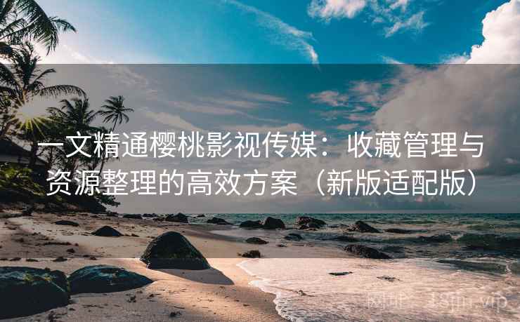 一文精通樱桃影视传媒:收藏管理与资源整理的高效方案(新版适配版) 一文精通樱桃影视传媒:收藏管理与资源整理的高效方案(新版适配版)