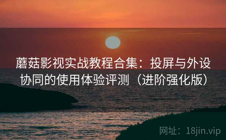 蘑菇影视实战教程合集：投屏与外设协同的使用体验评测（进阶强化版）